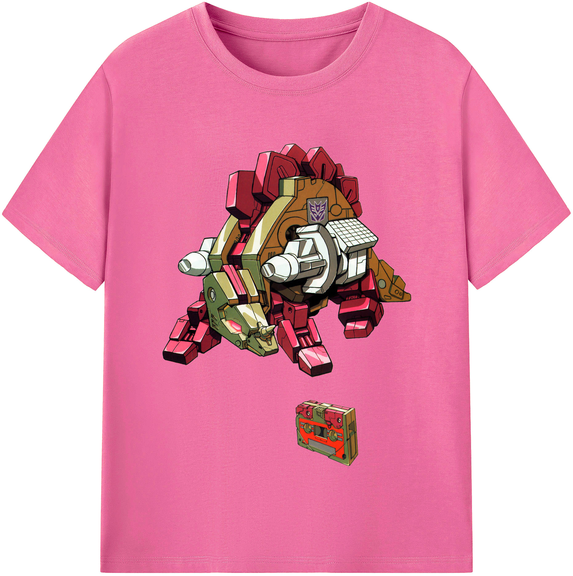 （画像用）  レディースカジュアルプリントTシャツ（綿100％）